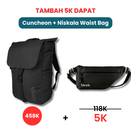 Tambah 5K Dapat Cuncheon Backpack + Niskala Waist Bag