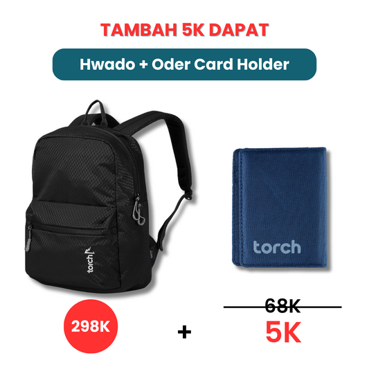 Tambah 5K Dapat Hwado Backpack + Oder Card Holder