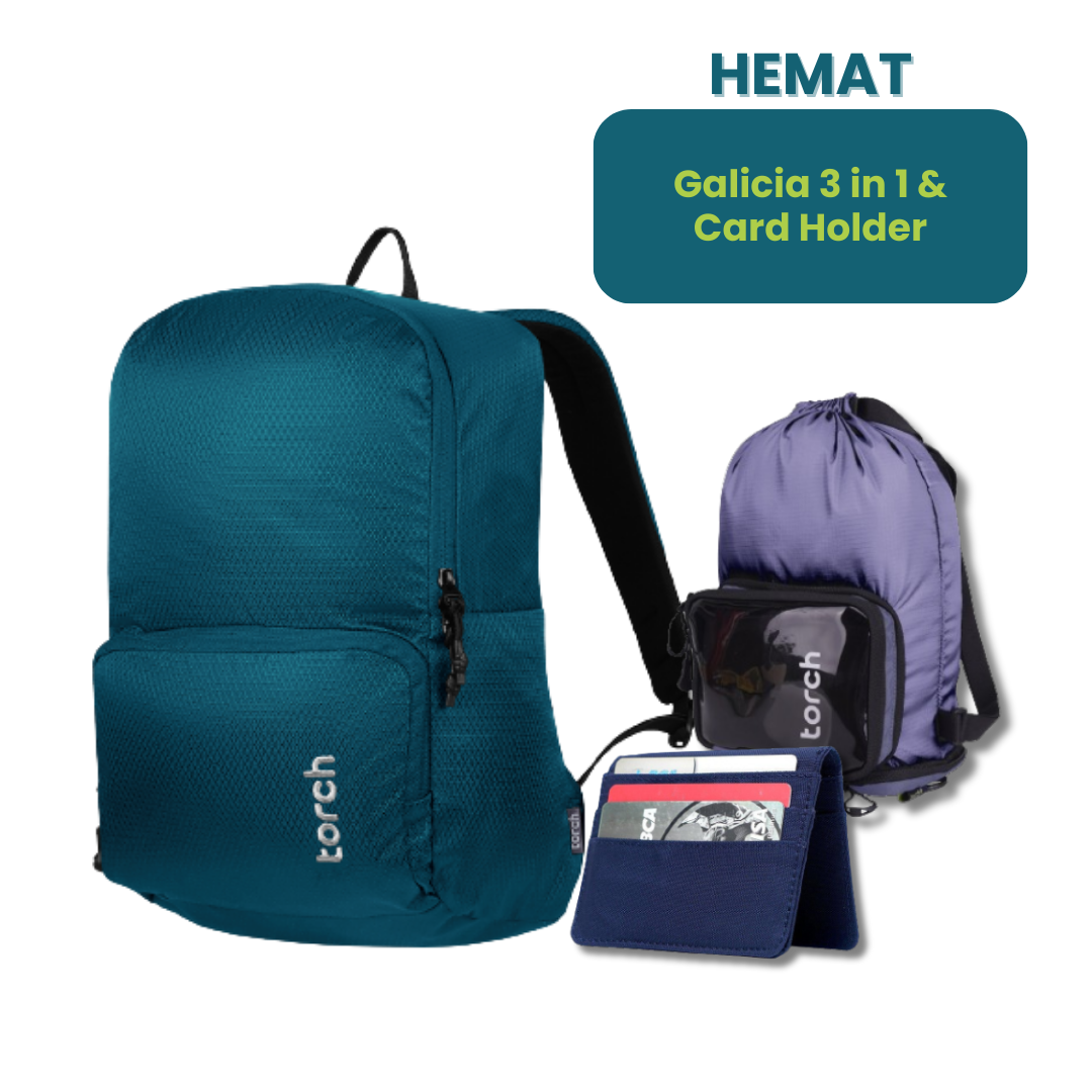 Hemat - Laudio Backpack + Galicia & Card Holder