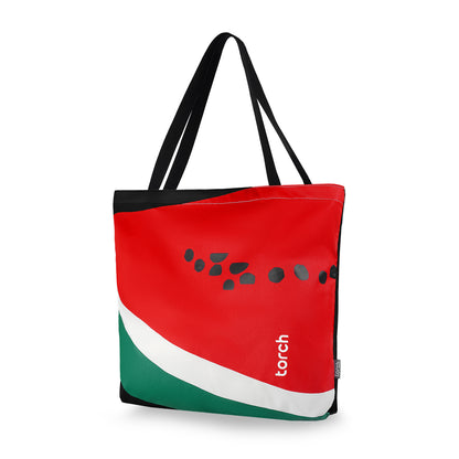 Watermelon Flag ToteBag 2.0 - Black [With Zipper]