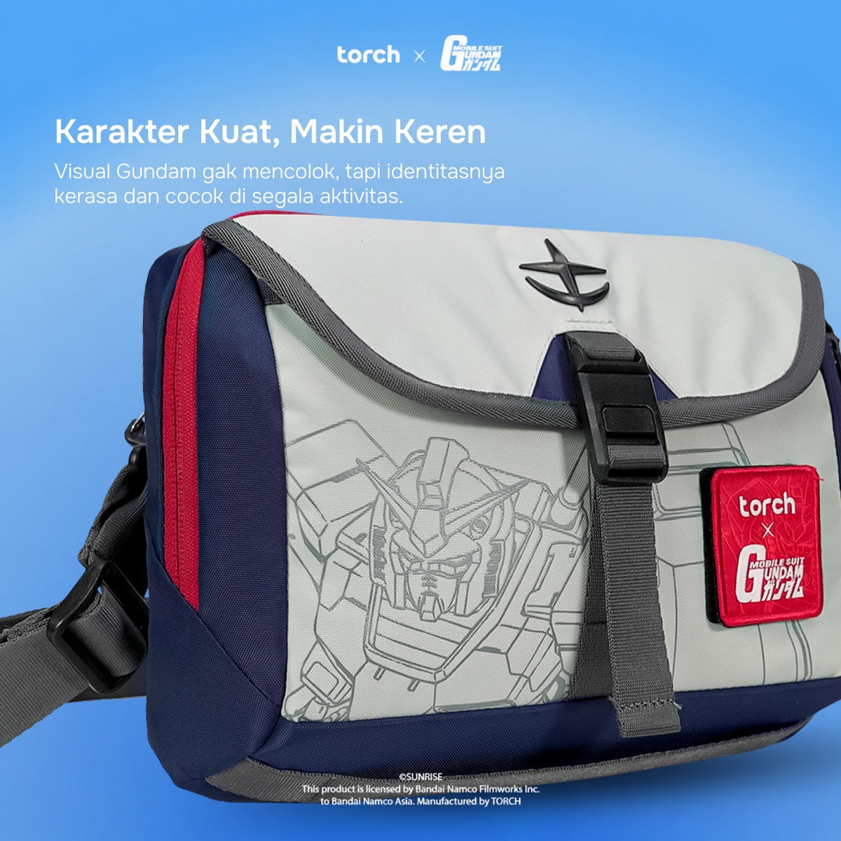 Zenith Sling Bag Gundam (Include Sticker Gundam)