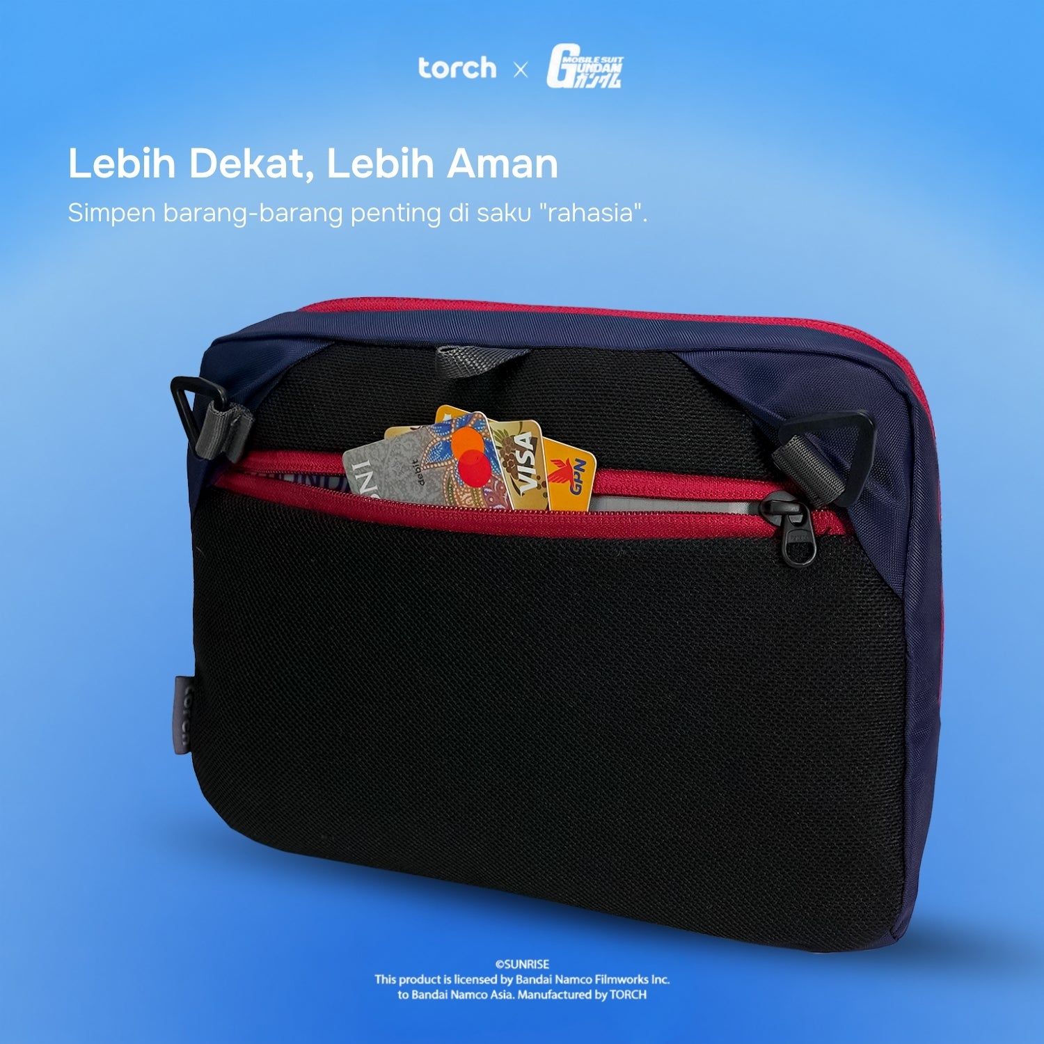 Zenith Sling Bag Gundam (Include Sticker Gundam)