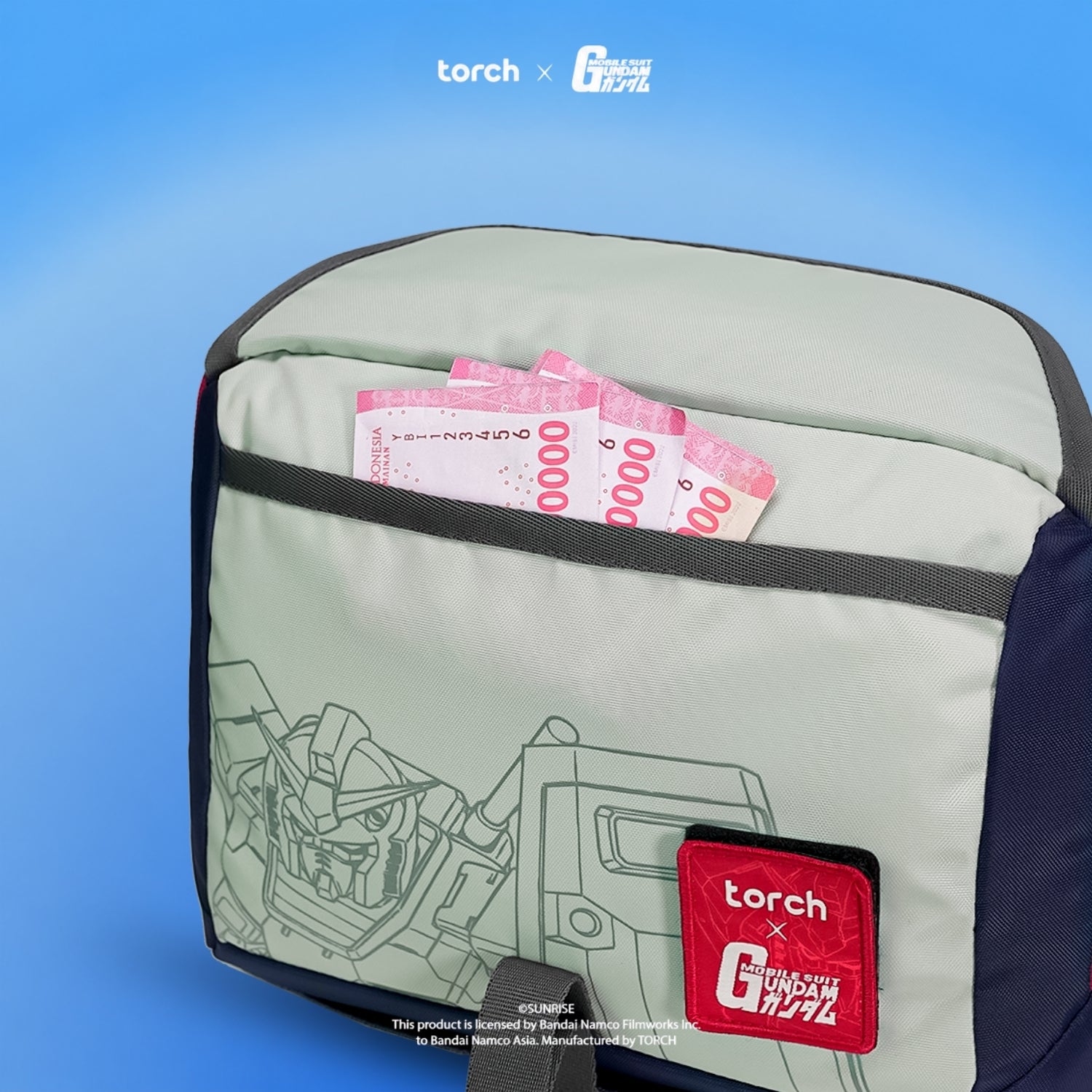 Zenith Sling Bag Gundam (Include Sticker Gundam)