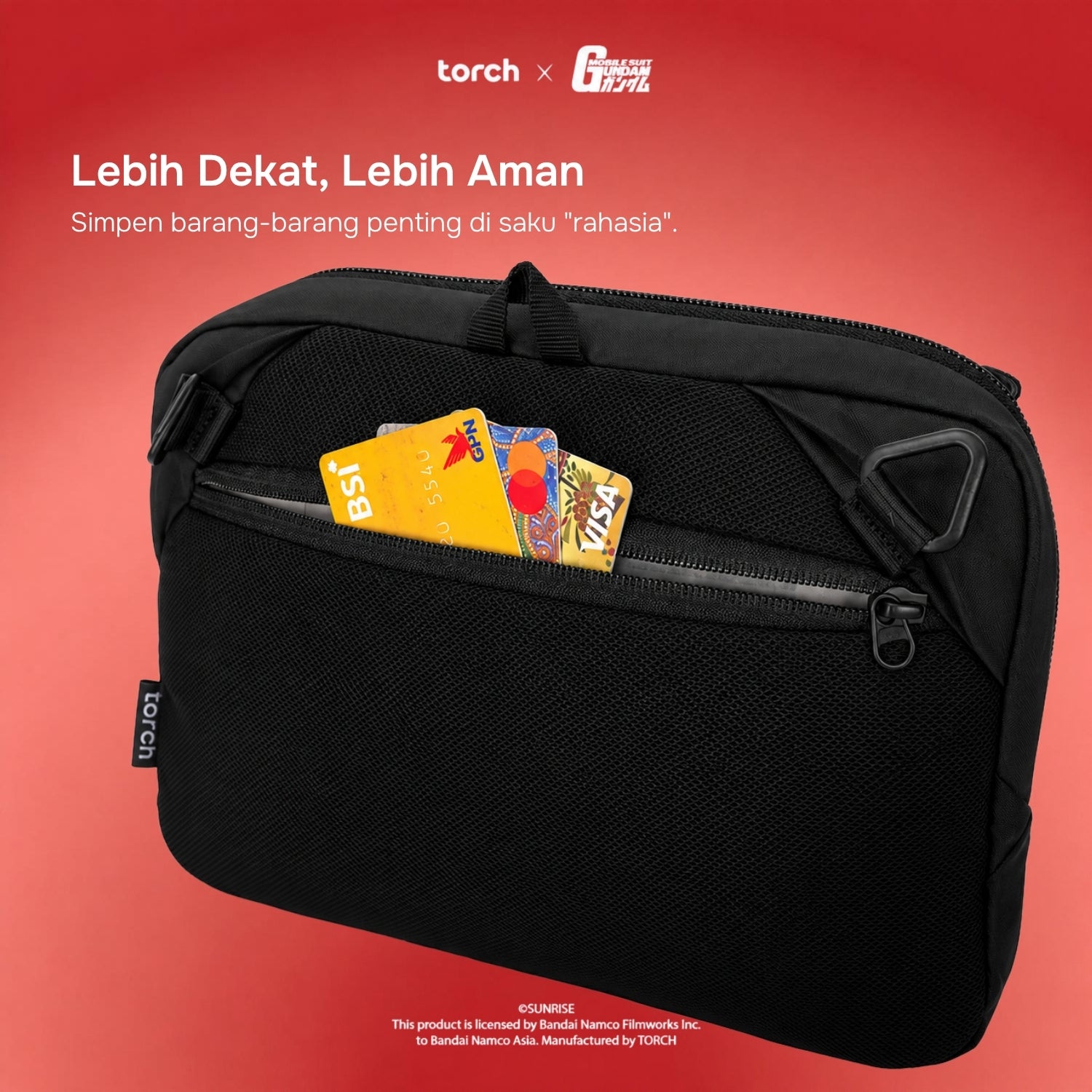 Zenith Sling Bag Zaku (Include Sticker Gundam)