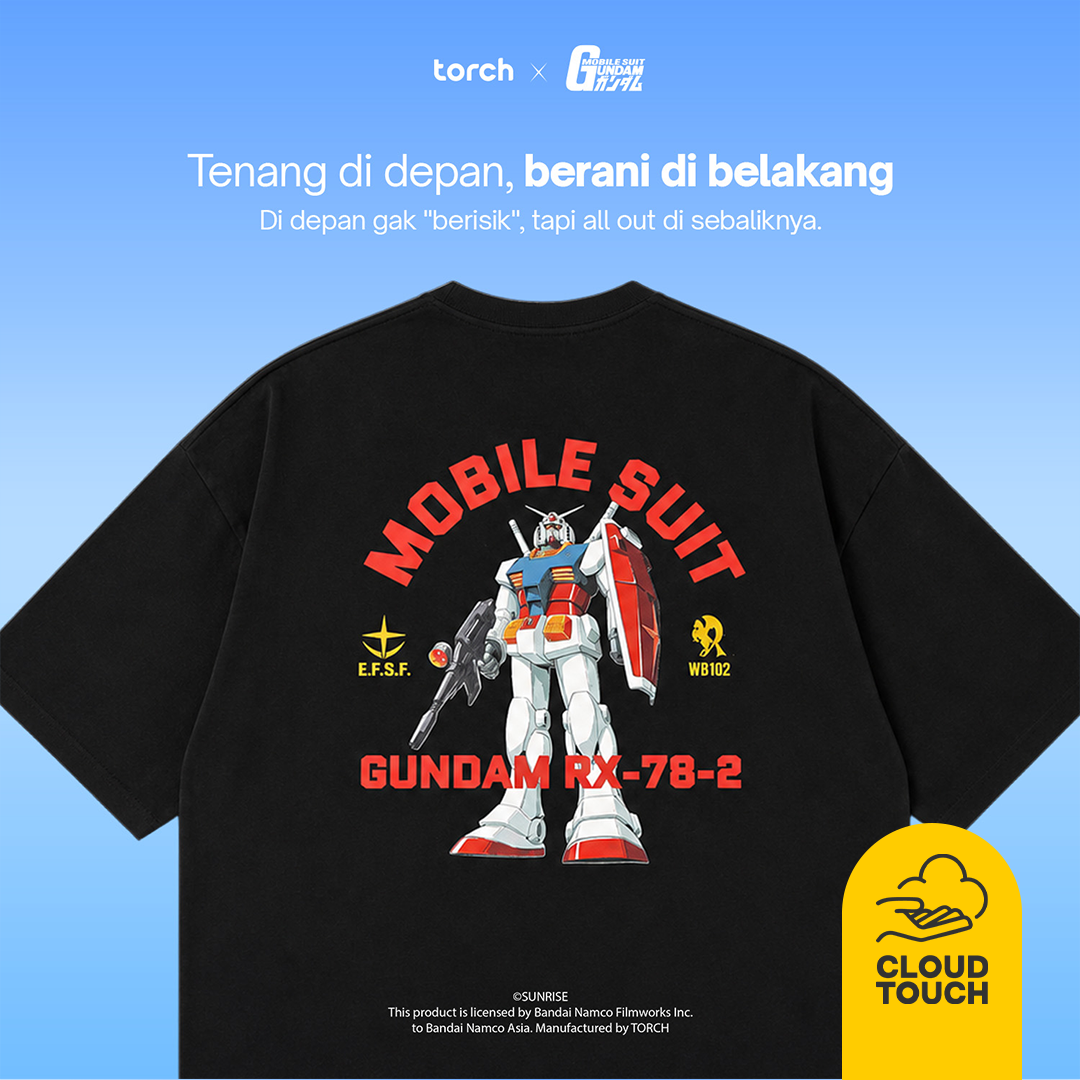 Heliox Back Hit T-Shirt (Include Sticker Gundam)
