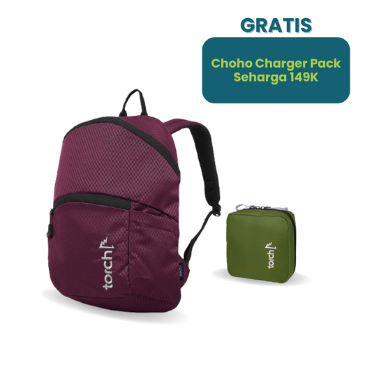 Paket PayCation - Amurio Backpack Gratis Choho Charger Pack