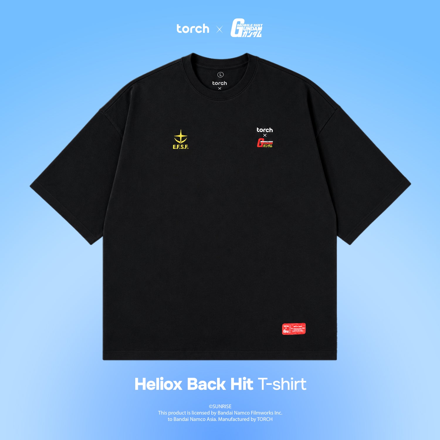 Heliox Back Hit T-Shirt (Include Sticker Gundam)