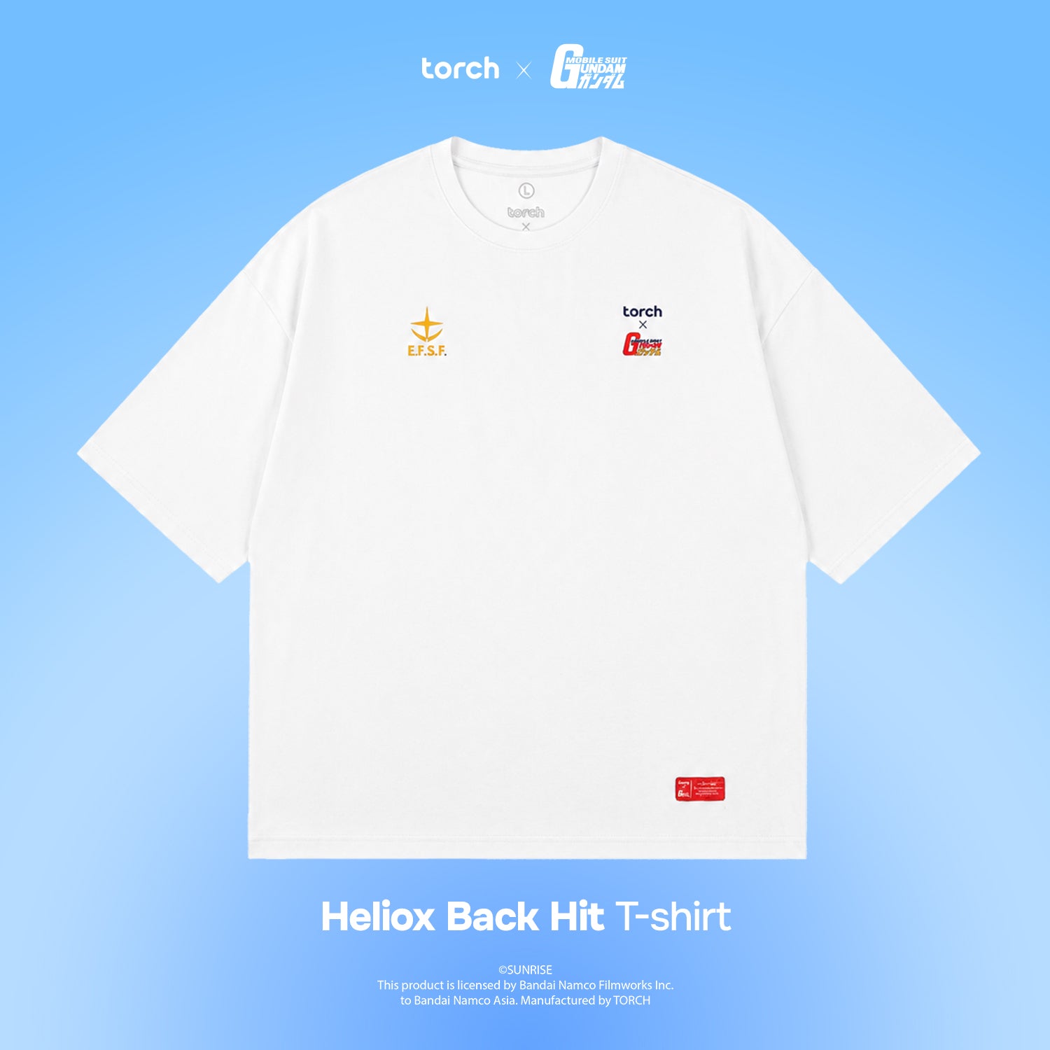 Heliox Back Hit T-Shirt (Include Sticker Gundam)