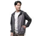 [Eksklusif] Packable Jacket Junha Big Size (2XL - 4XL) - Grey Black