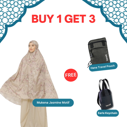 Paket Tarawih - Mukena Jasmine Motif