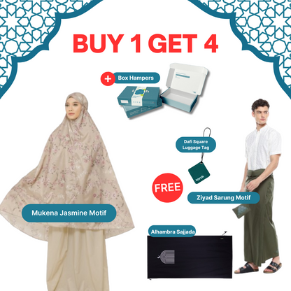 Paket Hampers - Mukena Alif Jasmine Motif