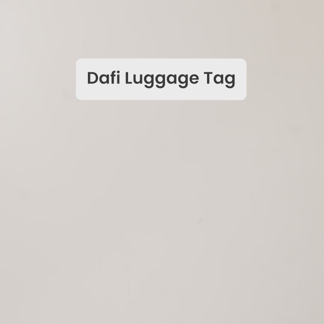 Dafi Round Luggage Tag