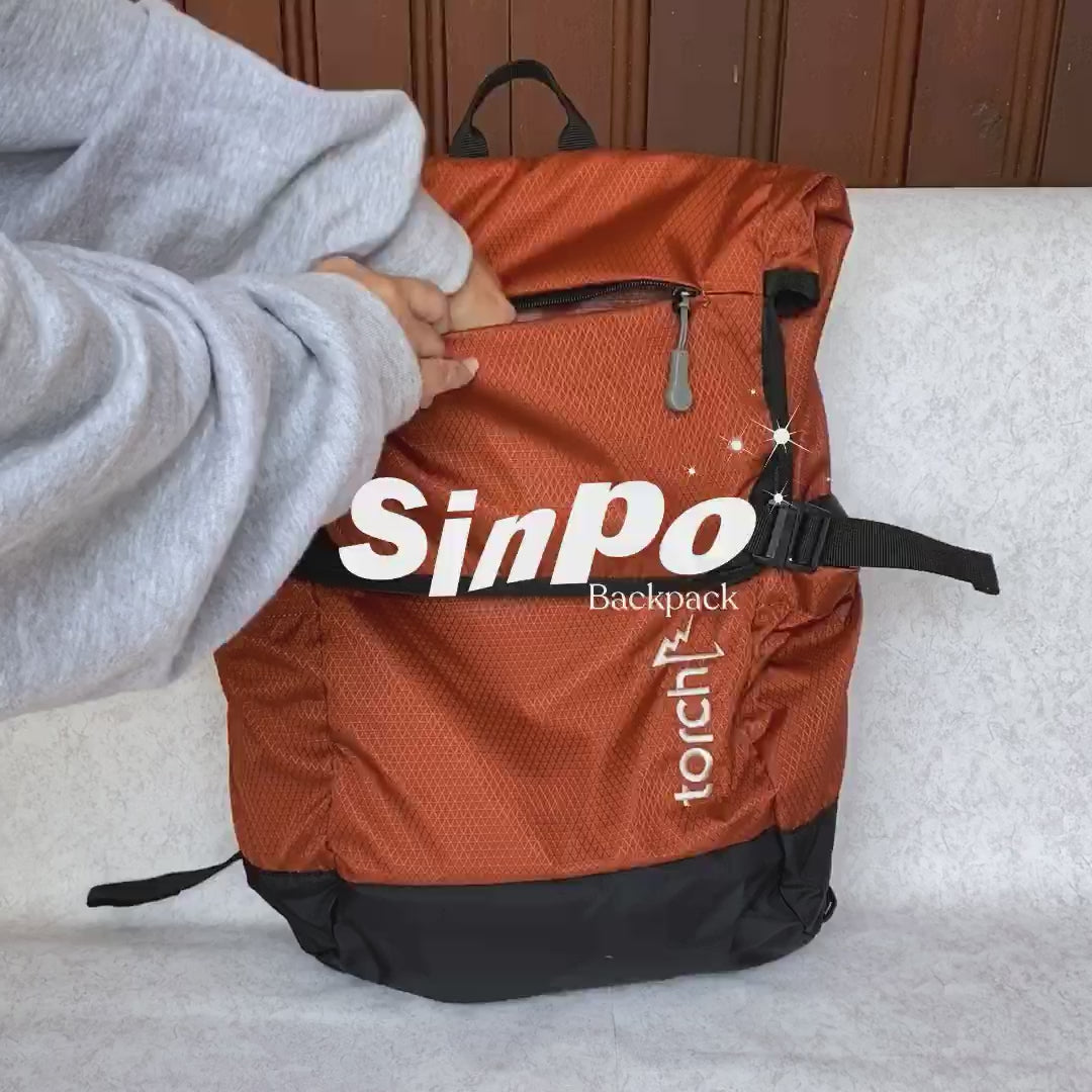 Sinpo Tas Ransel Sekolah Torch 20L Hitam