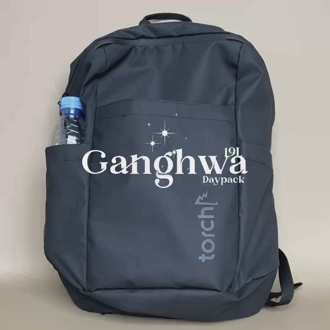 Ganghwa Tas Ransel Sekolah Torch 19L Biru