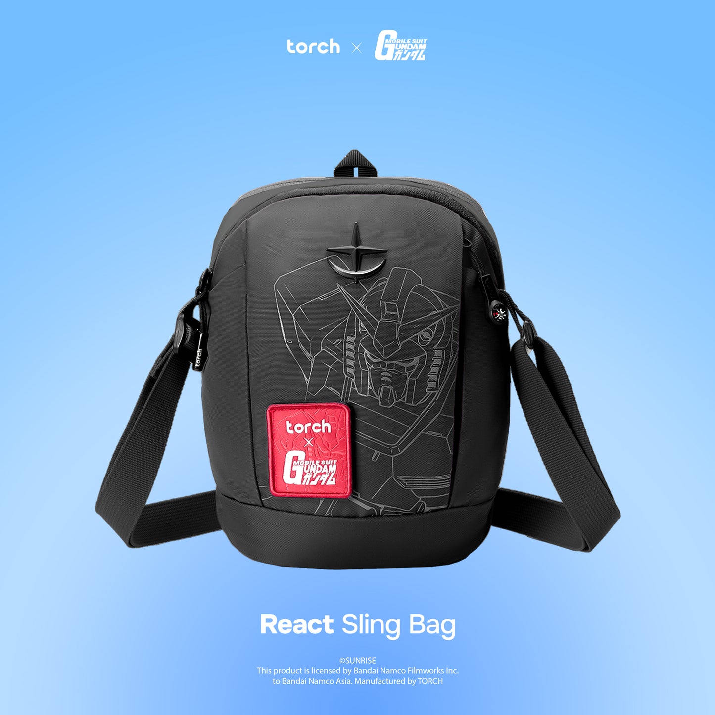 React Gundam Sling Bag (Include Sticker Gundam)