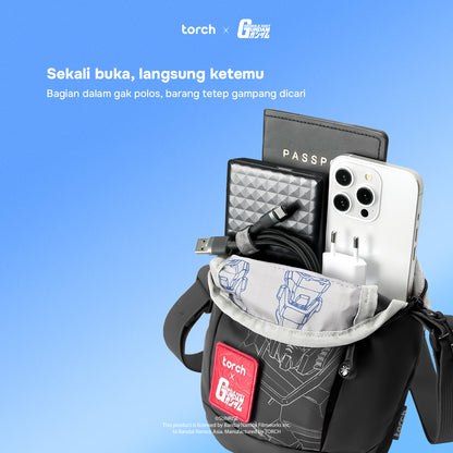React Gundam Sling Bag (Include Sticker Gundam)