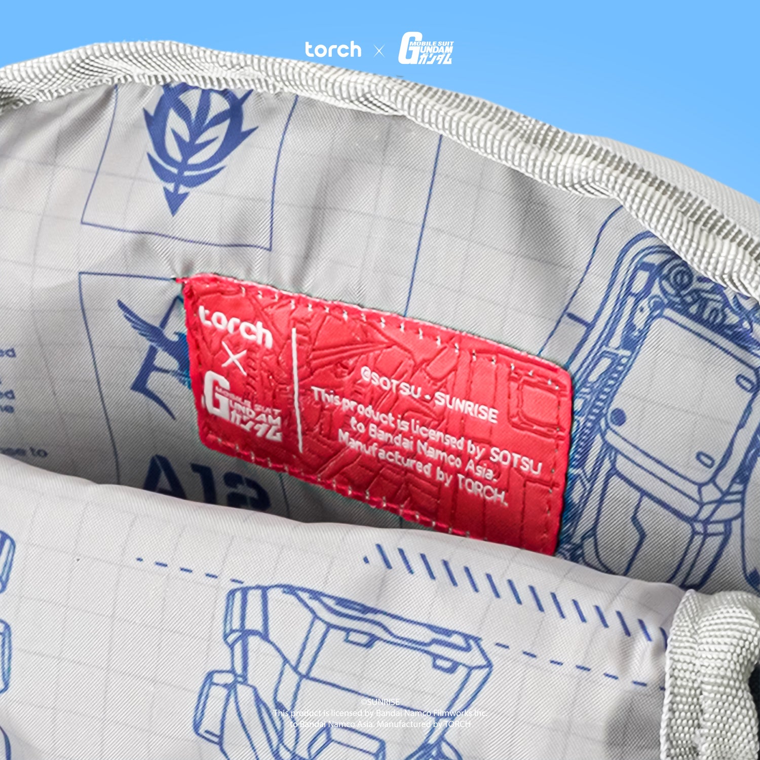 React Gundam Sling Bag (Include Sticker Gundam)
