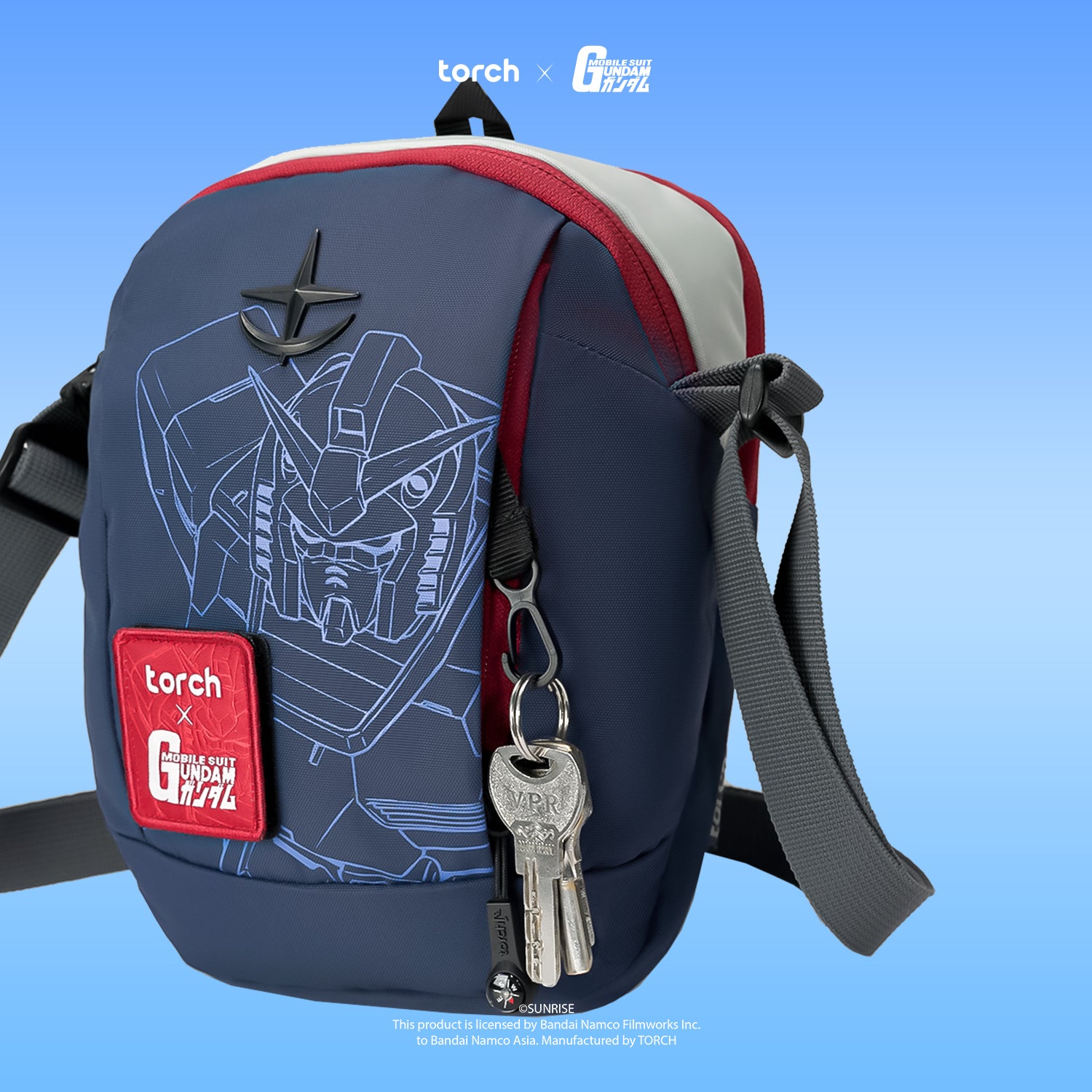 React Gundam Sling Bag (Include Sticker Gundam)
