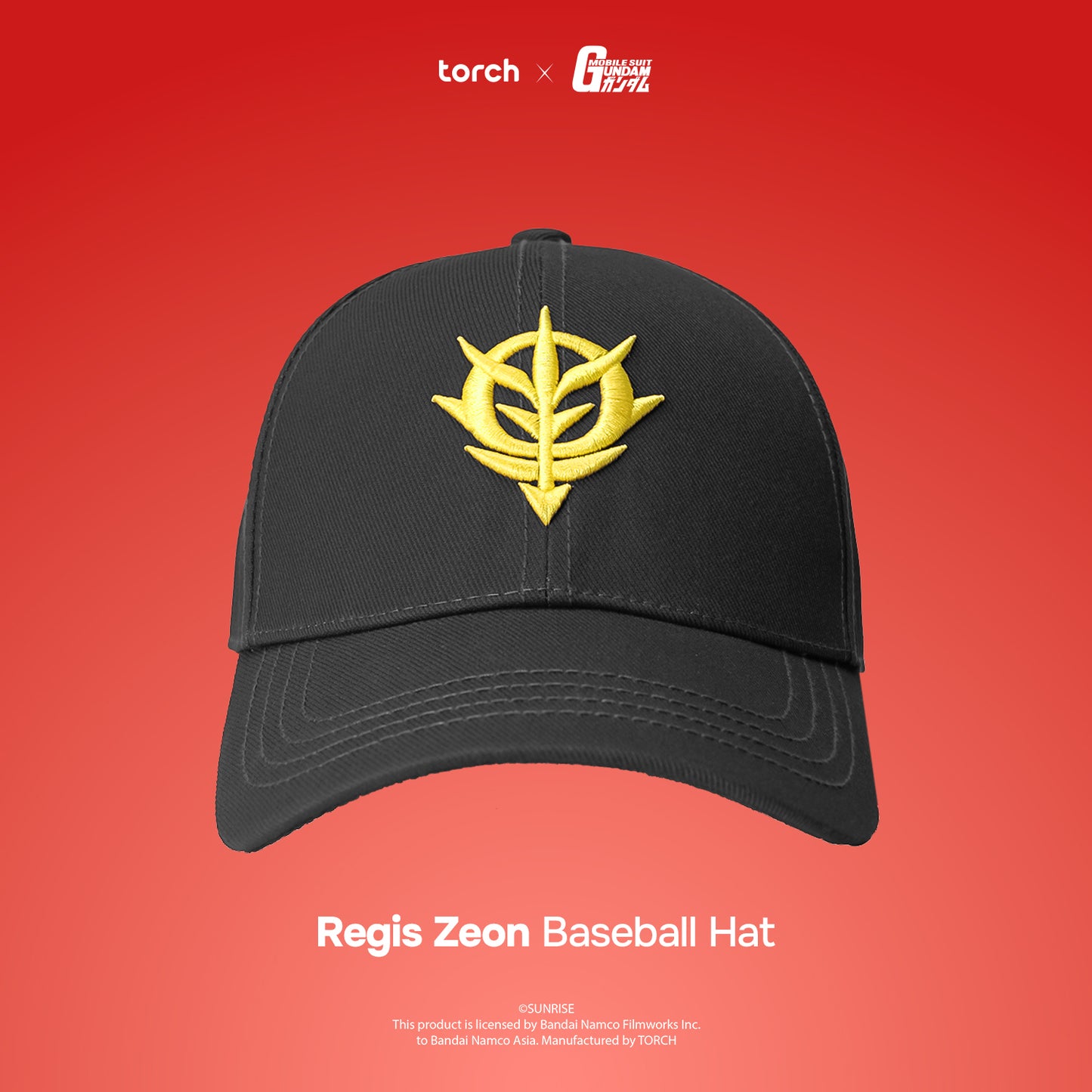 Regis Zeon Baseball Hat (Include Sticker Gundam)