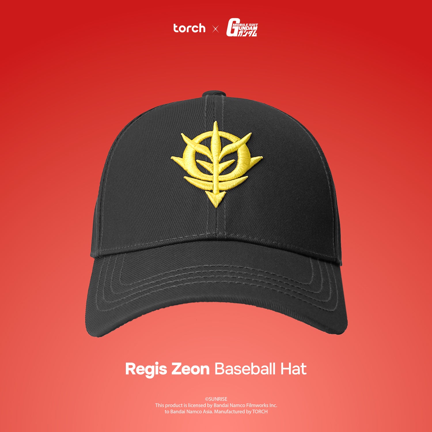 Regis Zeon Baseball Hat (Include Sticker Gundam)
