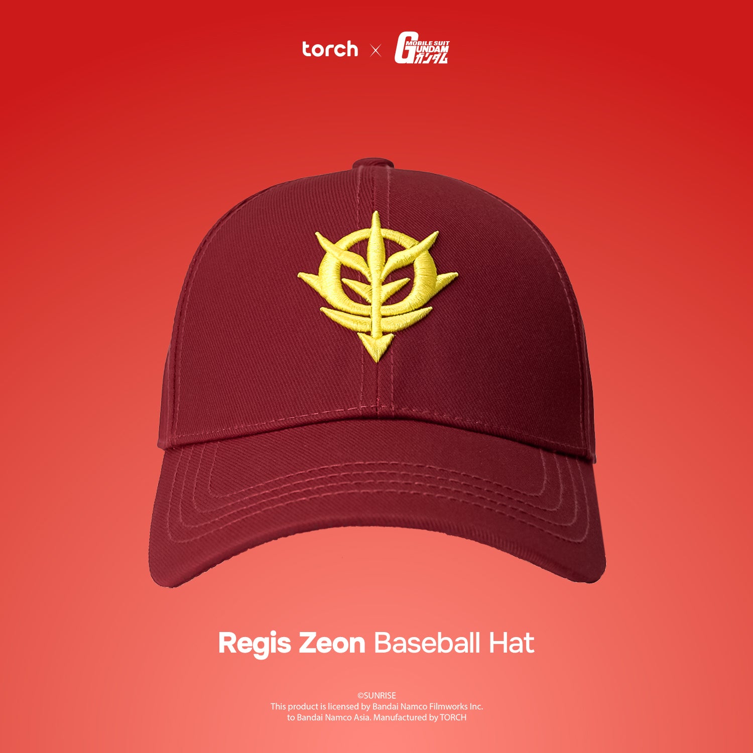 Regis Zeon Baseball Hat (Include Sticker Gundam)