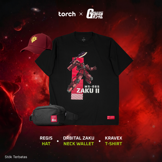 (3 Items + Sticker) Zaku Streetwear Set