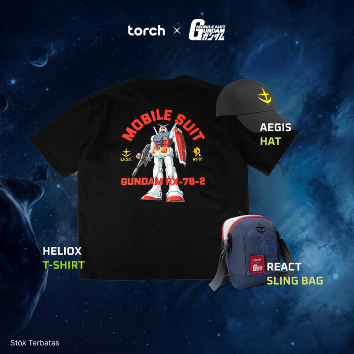 Gundam Casual Set (Include Sticker Gundam)