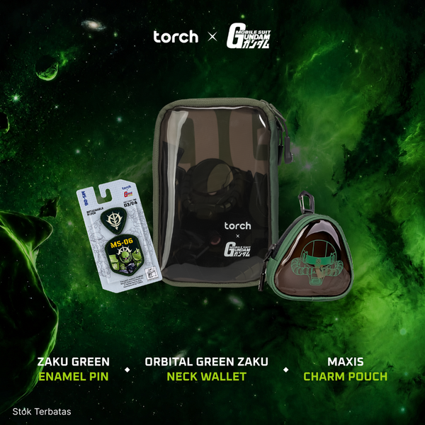 Green Zaku Accessory Set (Include Sticker Gundam)