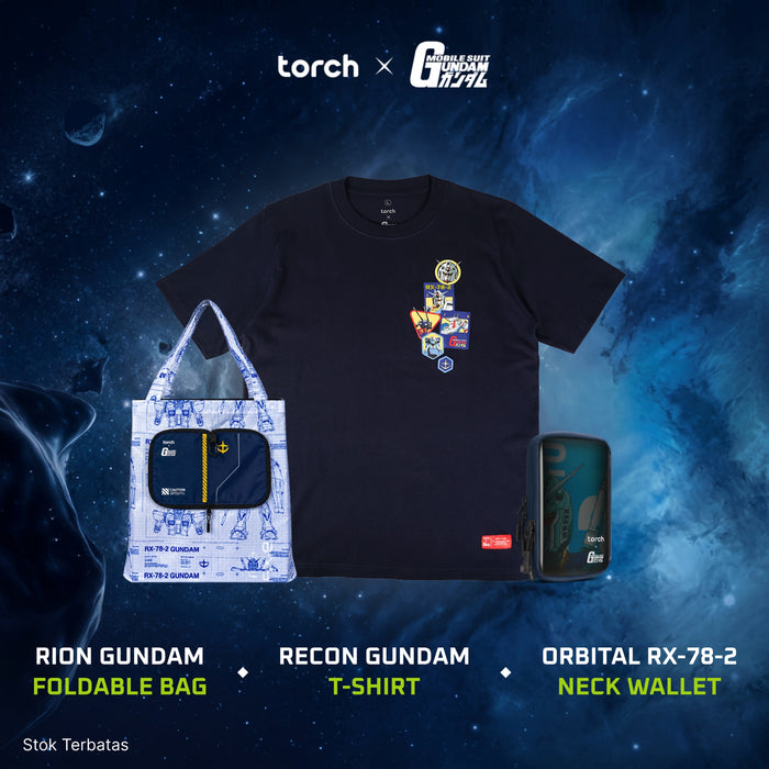 Gundam Travel Style Set (Include Sticker Gundam)