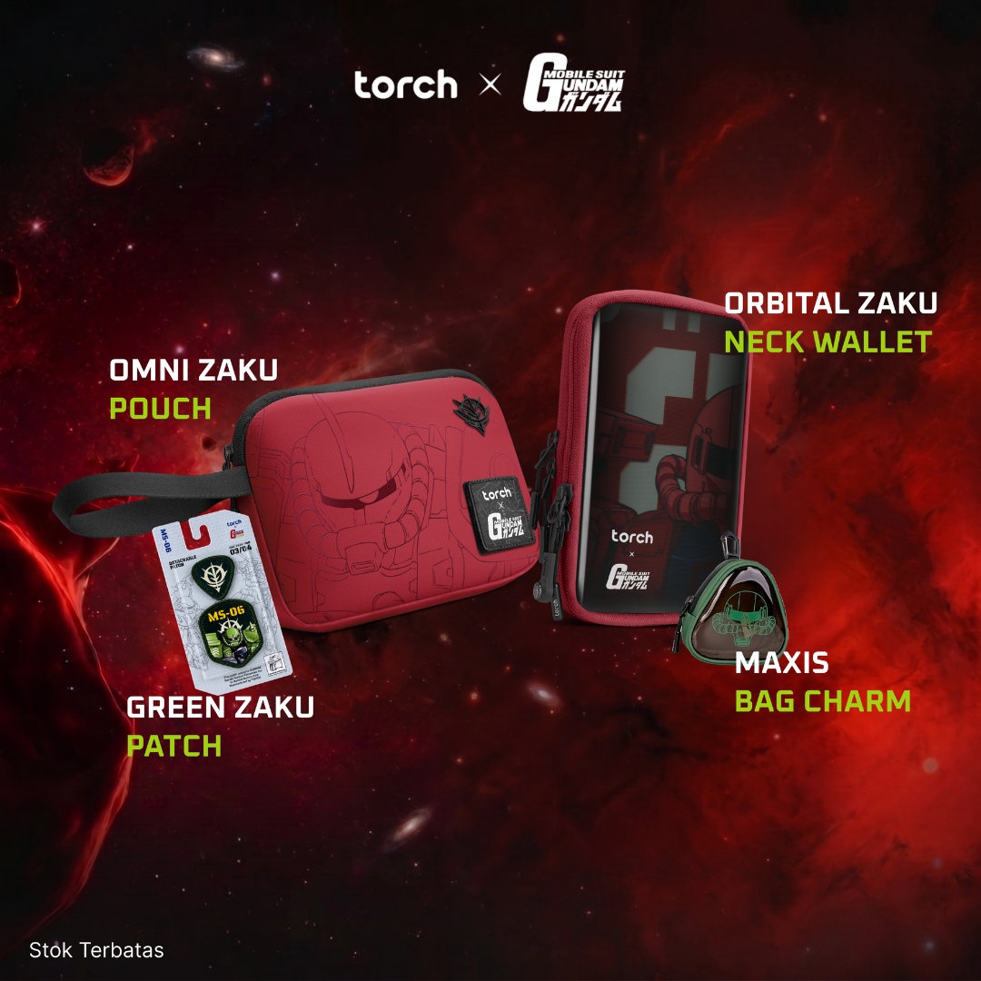 (4 Items + Sticker) Zaku Accessory Pack