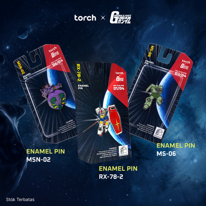 Mobile Suit Gundam Pin Collection (Include Sticker Gundam)