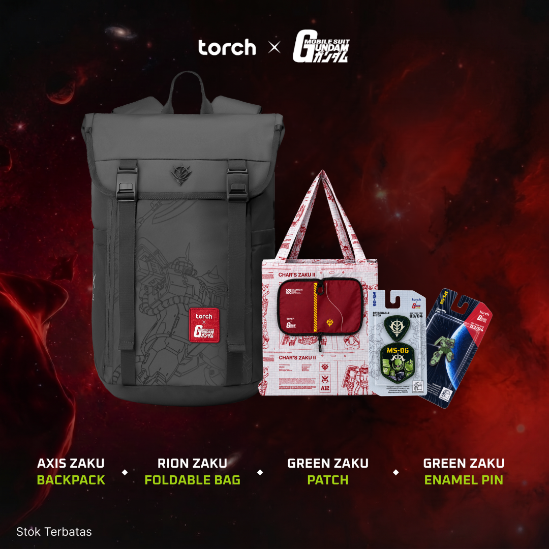 (4 Items + Sticker) Zaku Adventure Set - Black Series