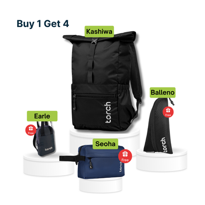 Paket Gajian Januari - Kashiwa Tas Ransel Foldable Torch 19L