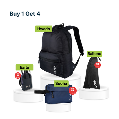 Paket Gajian Januari - Hwado Tas Ransel Sekolah Torch 17L