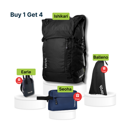 Paket Gajian Januari - Ishikari Tas Ransel Torch 20L + 2L