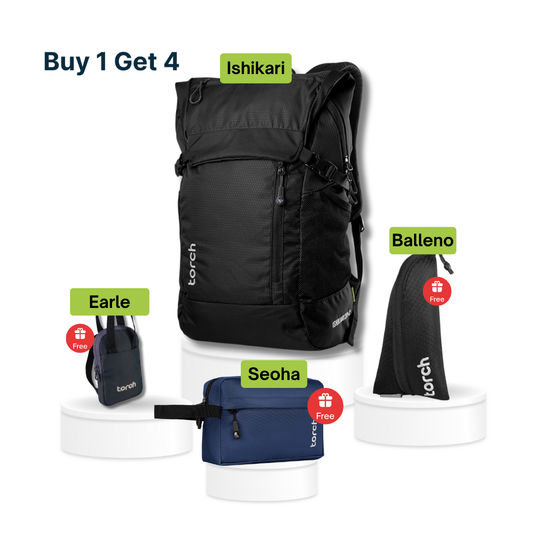 Paket Gajian Januari - Ishikari Tas Ransel Torch 20L + 2L