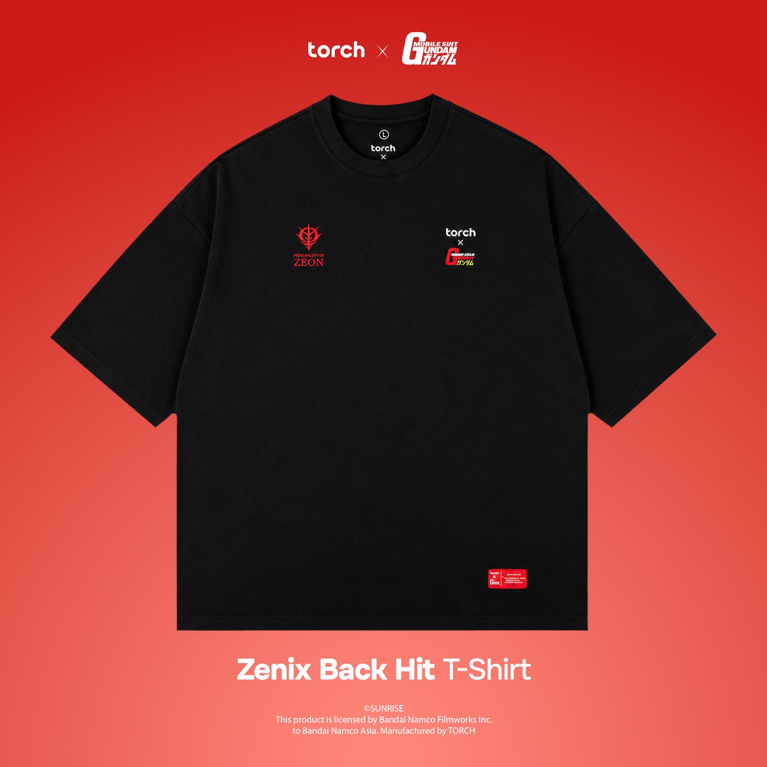 Zenix Back Hit T-Shirt (Include Sticker Gundam)