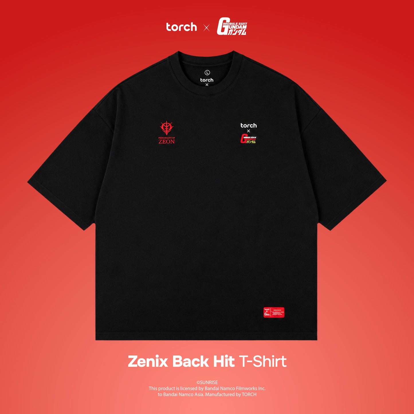 Zenix Back Hit T-Shirt (Include Sticker Gundam)