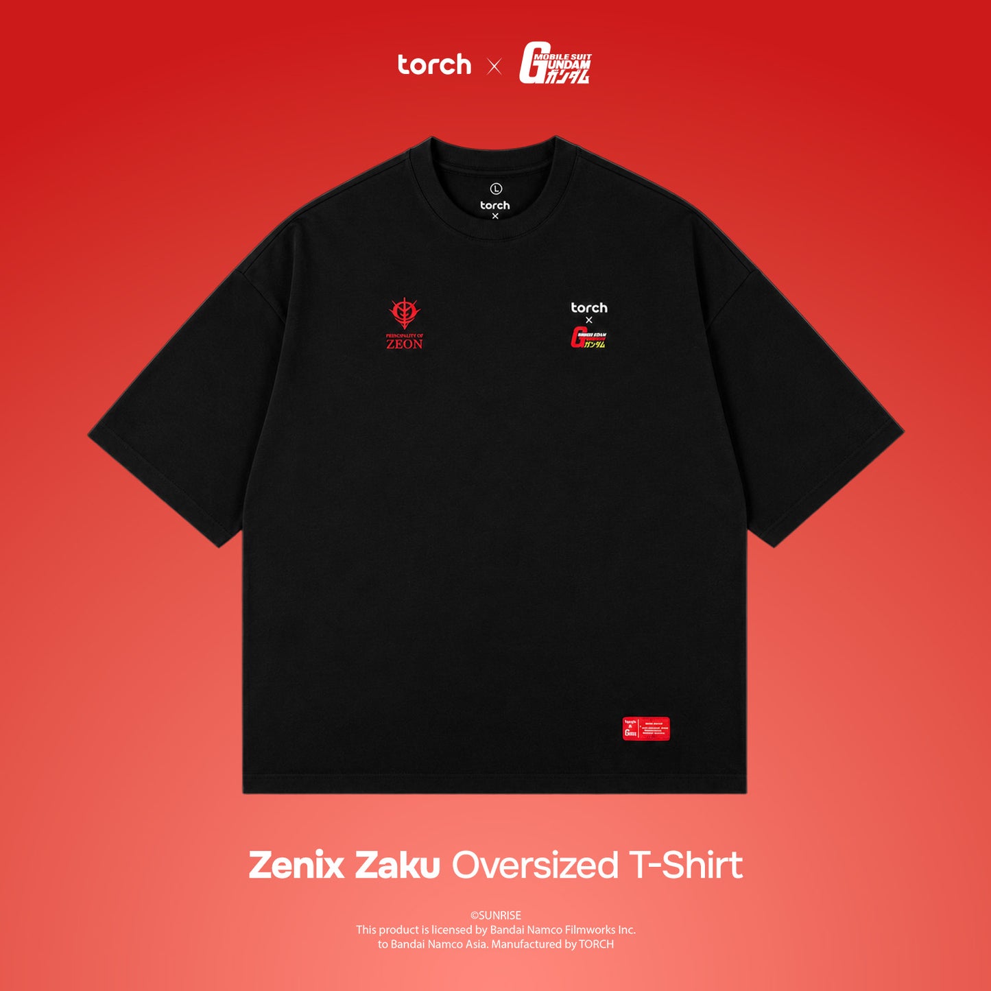 Zenix Zaku Oversized T-Shirt (Include Sticker Gundam)