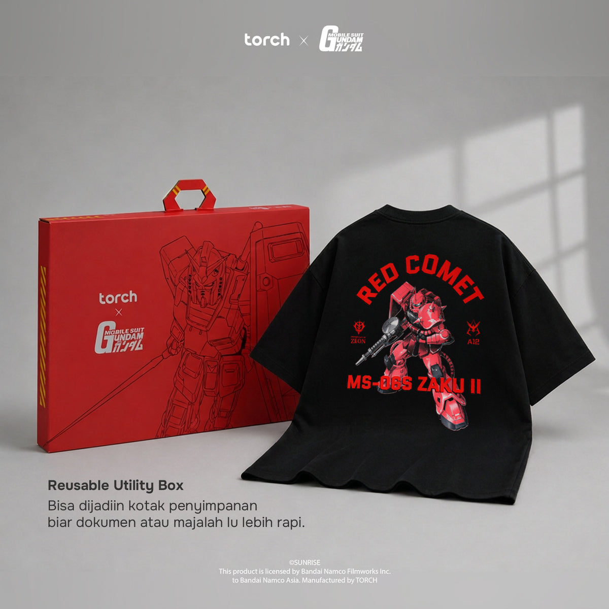 Zenix Back Hit T-Shirt (Include Sticker Gundam)