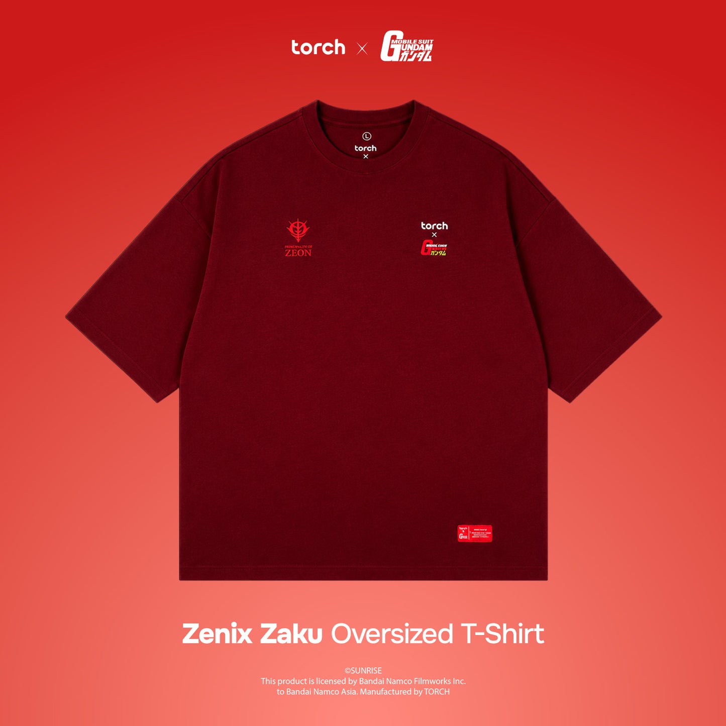 Zenix Zaku Oversized T-Shirt (Include Sticker Gundam)