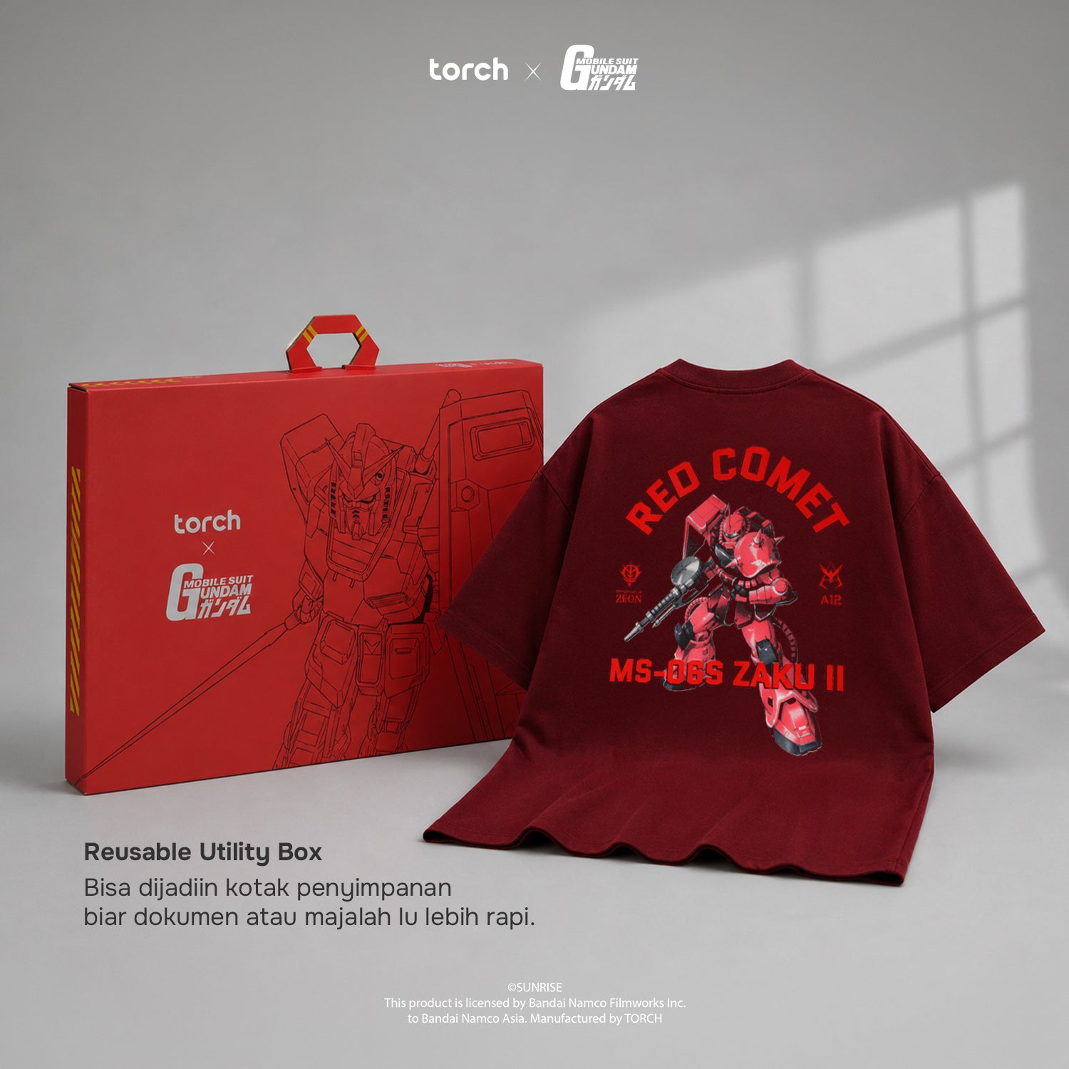 Zenix Back Hit T-Shirt (Include Sticker Gundam)