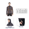 Hyeri Twotone Running Jacket - Grey Black