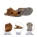 Sandal Arrafa - Camel (Coklat)