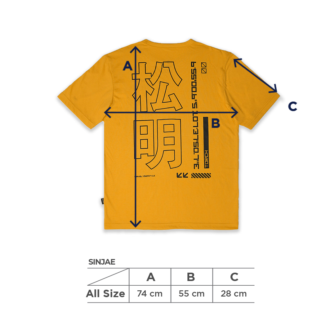 Sinjae Basic Tshirt Allsize Yellow