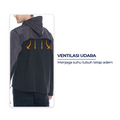 Hyeri Twotone Running Jacket - Grey Black