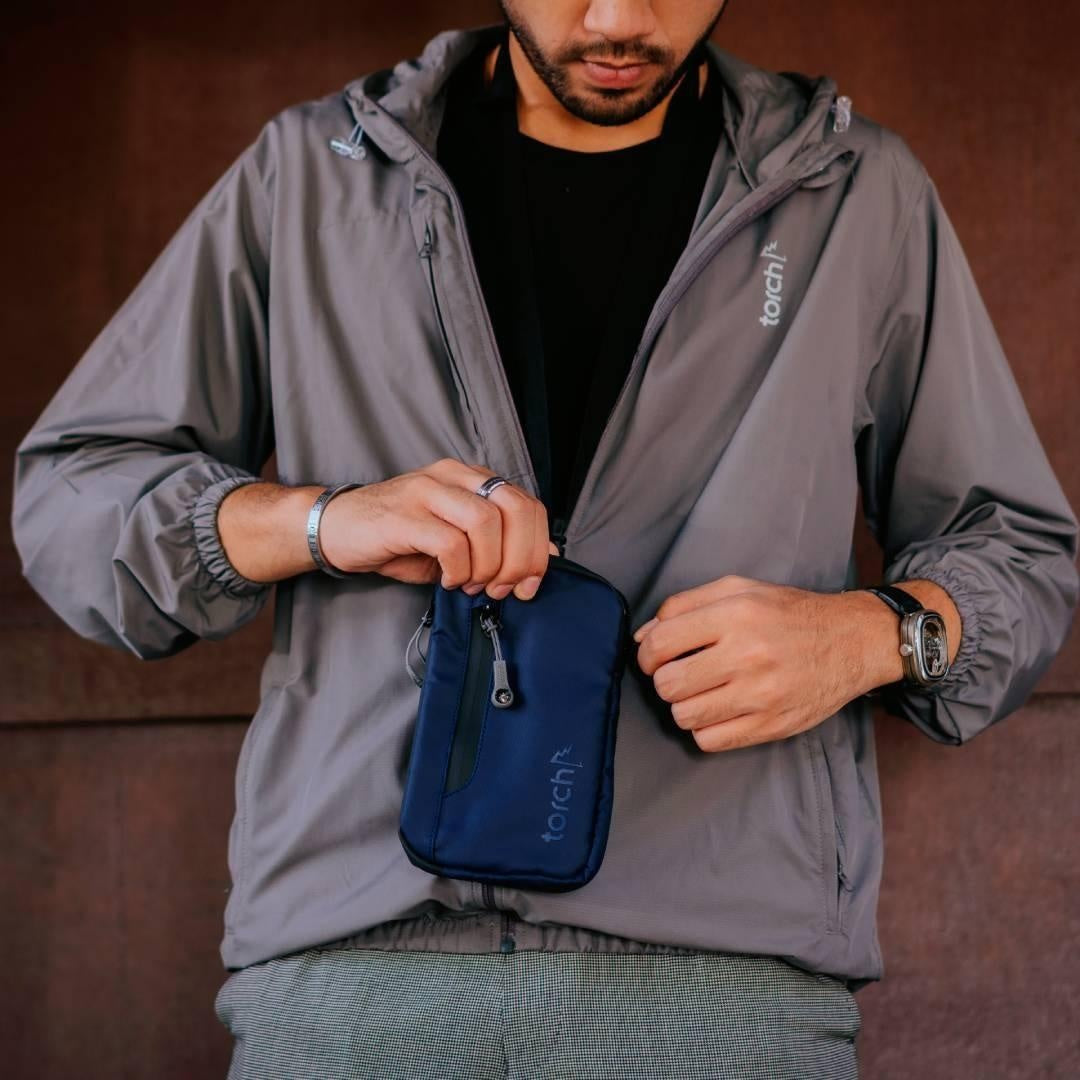 Neck Wallet Osan - Navy