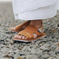 Sandal Arrafa - Camel (Coklat)