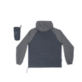 Packable Jacket Junha Big Size (2XL - 4XL) - Navy Grey