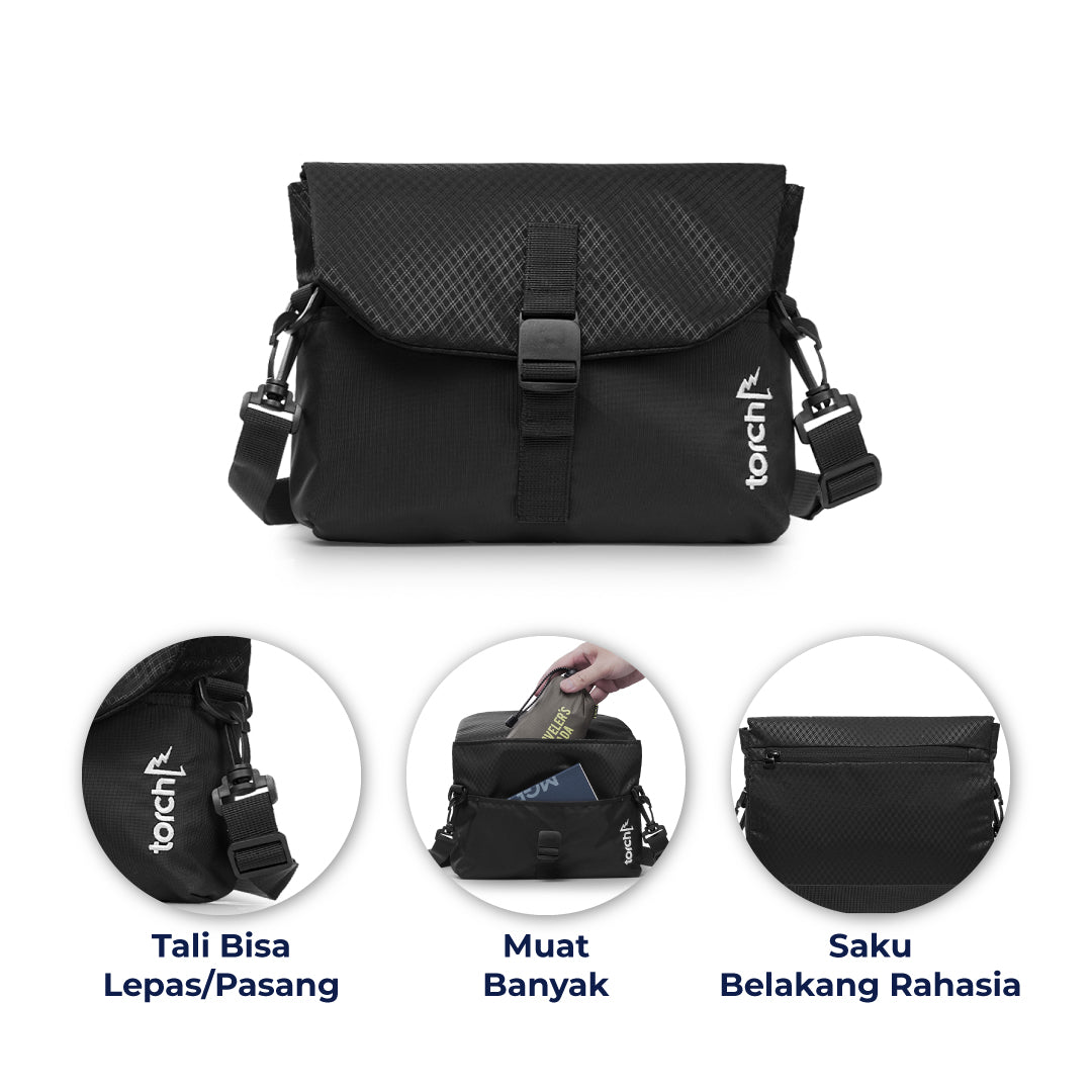 Naju Travel Pouch 3L - Shale Black